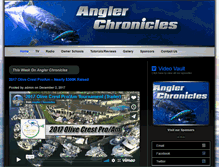 Tablet Screenshot of anglerchronicles.com